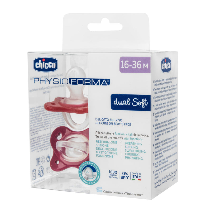 Chicco Chucha Chupeta Physioforma Dual Soft 2un.
