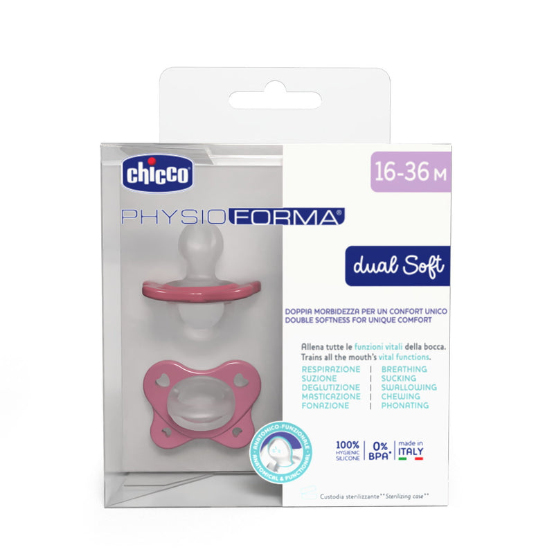 Chicco Chucha Chupeta Physioforma Dual Soft 2un.