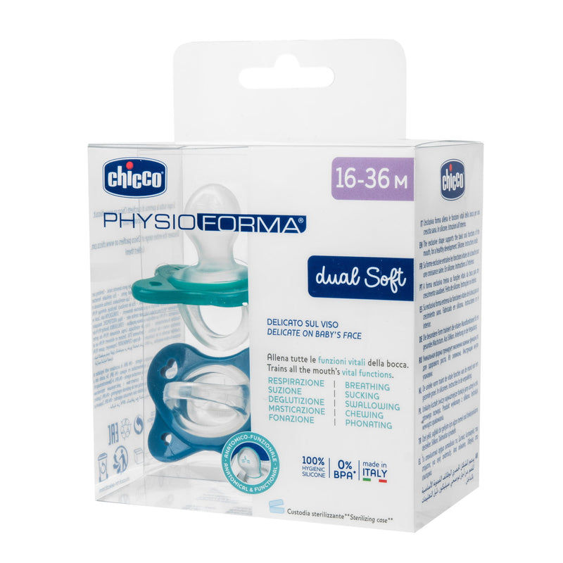 Chicco Chucha Chupeta Physioforma Dual Soft 2un.