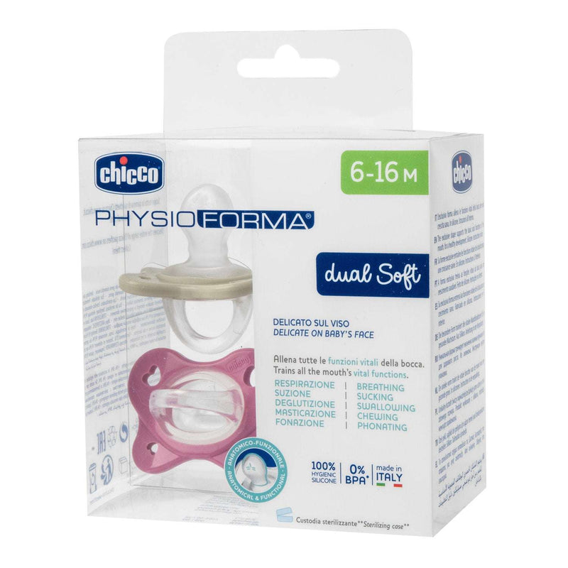 Chicco Chucha Chupeta Physioforma Dual Soft 2un.