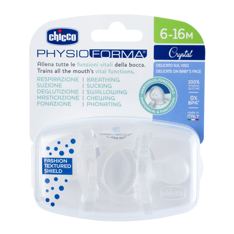 Chicco Chucha Chupeta Physioforma Soft Crystal Silicone 2un.