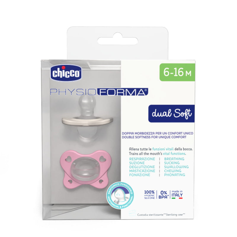 Chicco Chucha Chupeta Physioforma Dual Soft 2un.