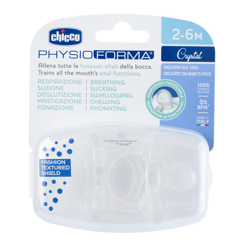 Chicco Chucha Chupeta Physioforma Soft Crystal Silicone 2un.