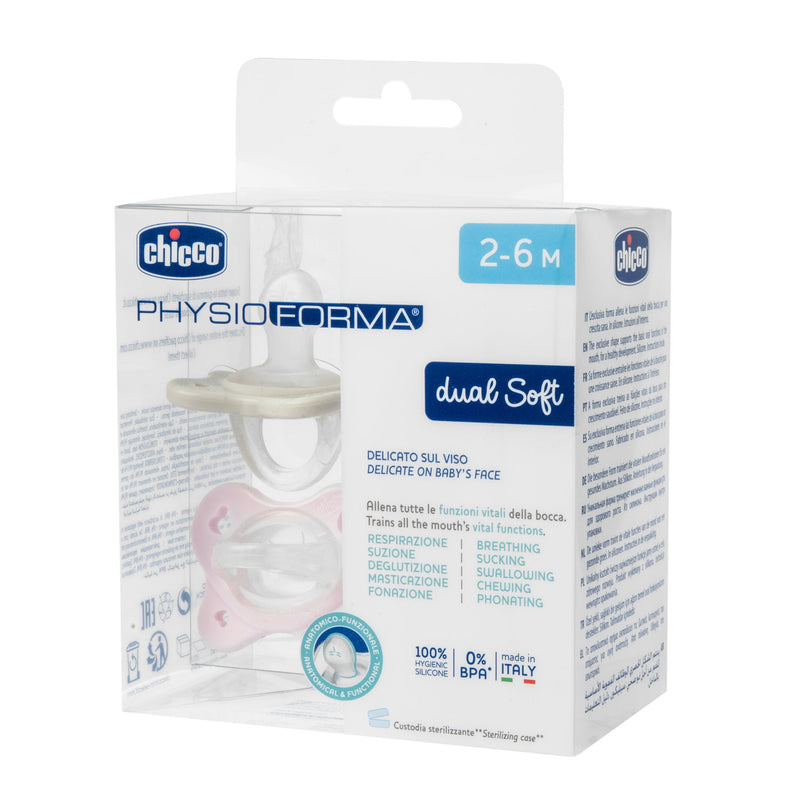 Chicco Chucha Chupeta Physioforma Dual Soft 2un.
