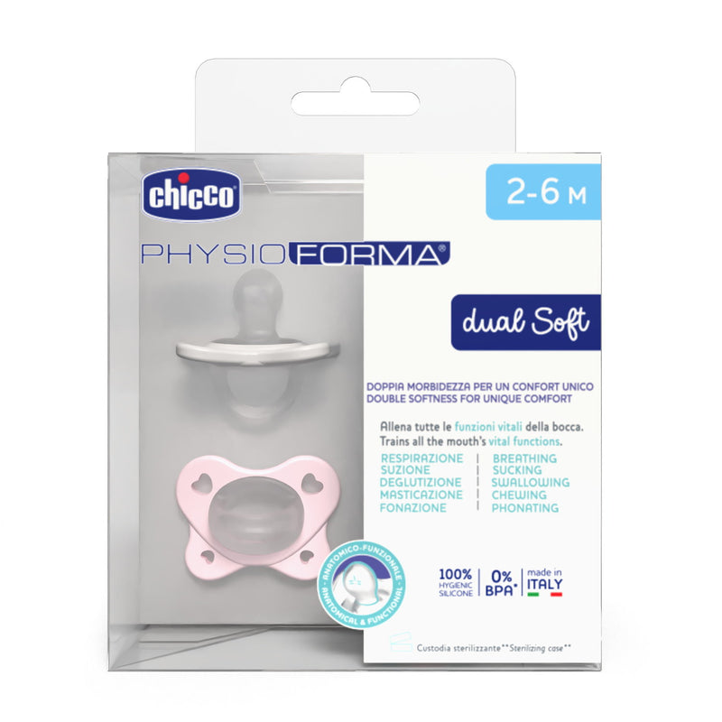 Chicco Chucha Chupeta Physioforma Dual Soft 2un.