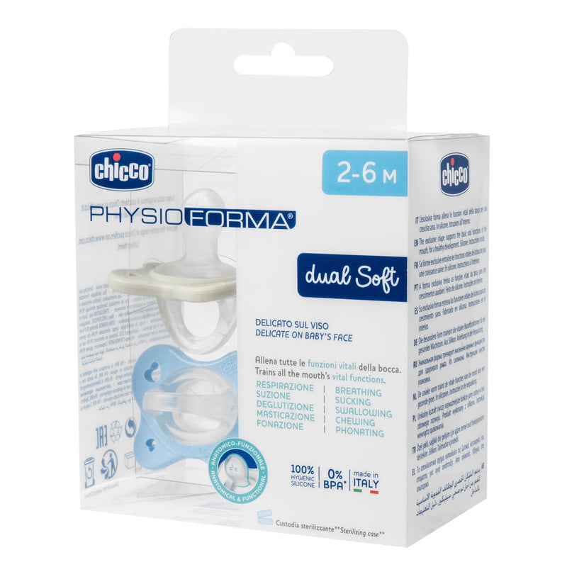 Chicco Chucha Chupeta Physioforma Dual Soft 2un.