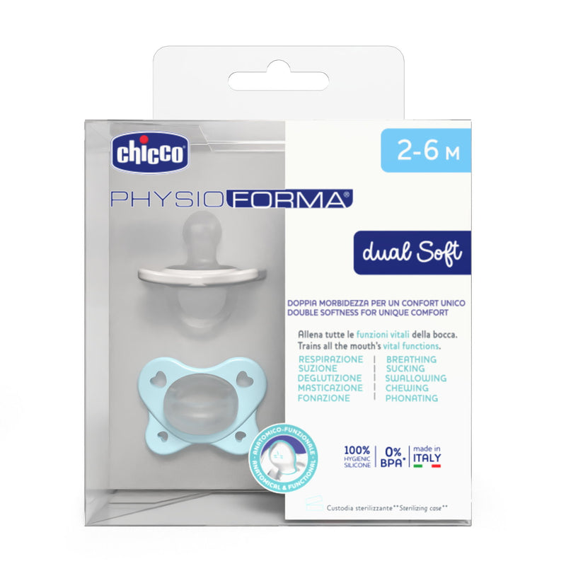 Chicco Chucha Chupeta Physioforma Dual Soft 2un.