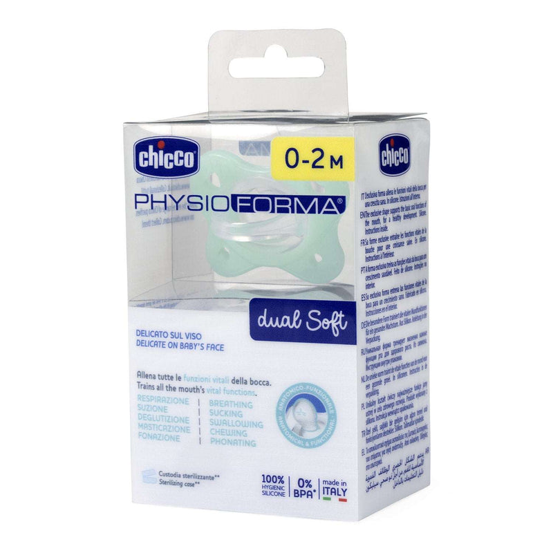 Chicco Chucha Chupeta Physioforma Dual Soft 0-2M 1un.