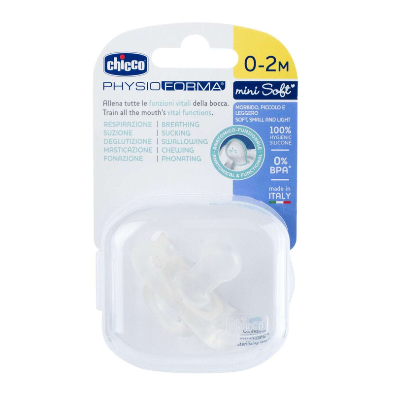 Chicco Chucha Chupeta Physioforma Minisoft 0-2M 1un.
