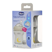 Chicco Biberão Recém-Nascido Natural Feeling Vidro 0M+ Fluxo Normal