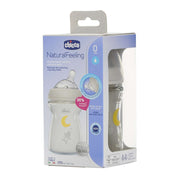 Chicco Biberão Recém-Nascido Natural Feeling Vidro 0M+ Fluxo Normal