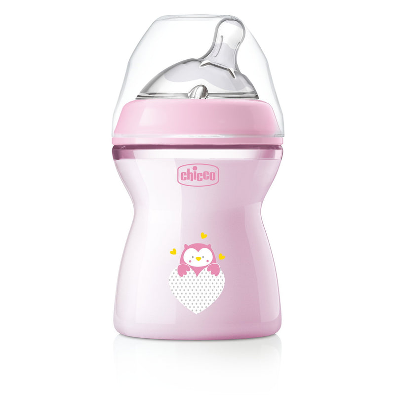 Chicco Biberão Anticólicas Natural Feeling 2M+ 250ml Fluxo Médio