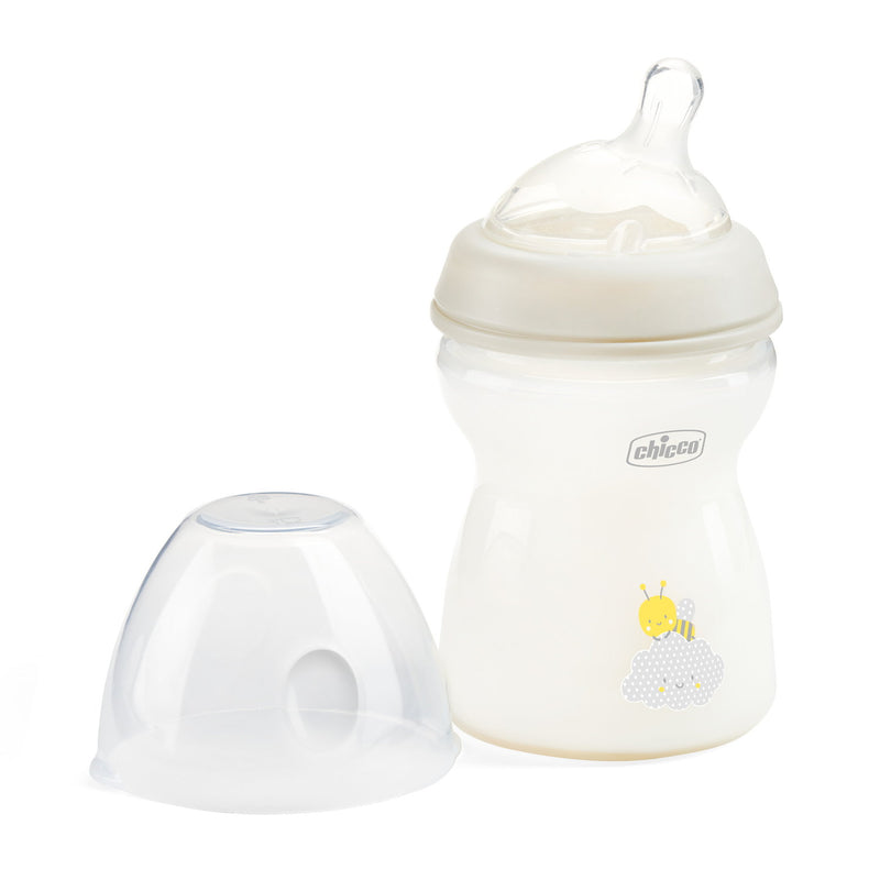 Chicco Biberão Anticólicas Natural Feeling 2M+ 250ml Fluxo Médio