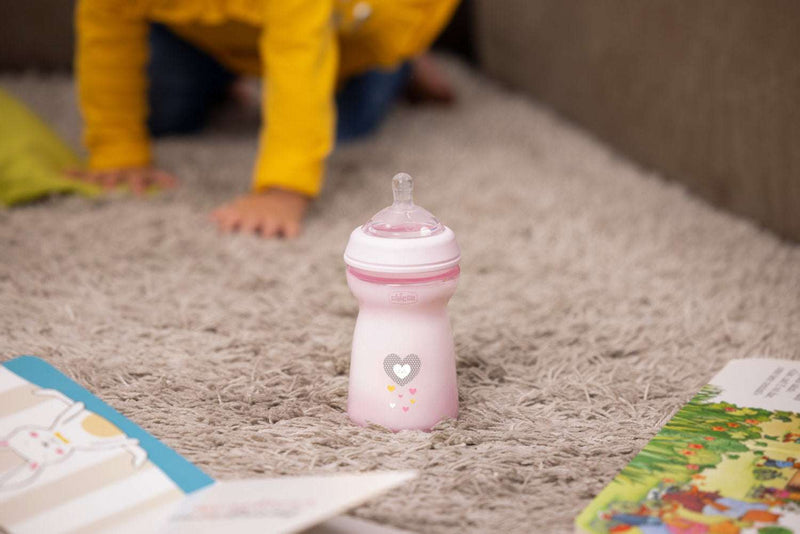 Chicco Biberão Anticólicas Natural Feeling 6M+ 330ml Fluxo Rápido