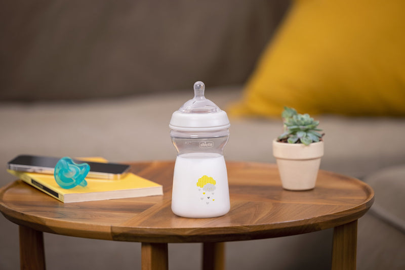 Chicco Biberão Anticólicas Natural Feeling 6M+ 330ml Fluxo Rápido