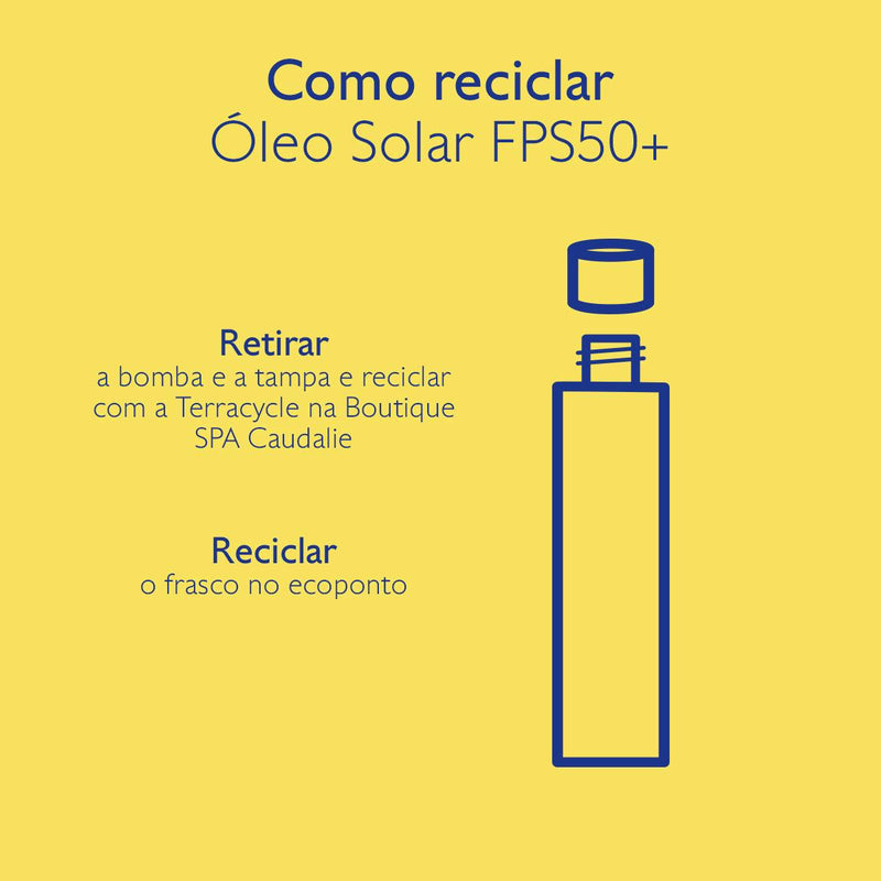 Caudalie Vinosun Óleo Solar Sublimador de Proteção Elevada SPF50 150ml