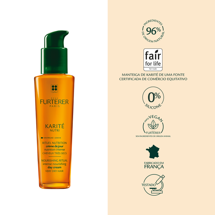 René Furterer Karité Nutri Creme Dia Nutrição Intensa 100 ml