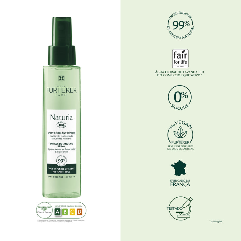 René Furterer Naturia Spray Desembaraçador Express Orgânico 200 ml