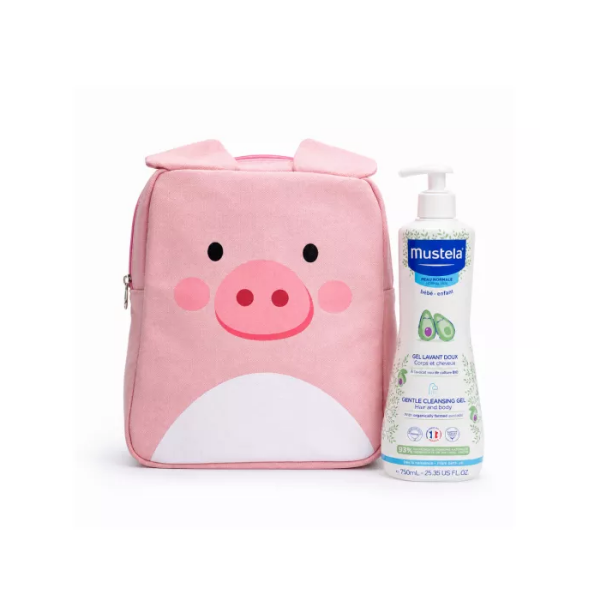 Mustela Pack Gel Lavante Suave 750 ml + OFERTA Mochila Porquinho