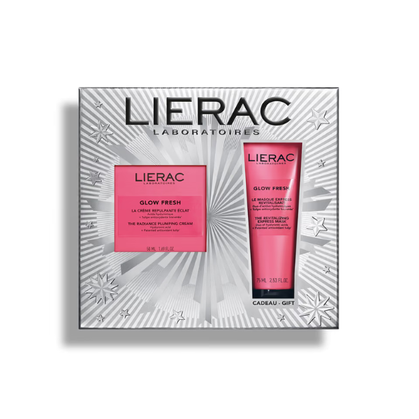 Lierac Glow Fresh Coffret Creme Preenchedor Luminosidade 50ml + OFERTA Máscara Revitalizante Express 75ml