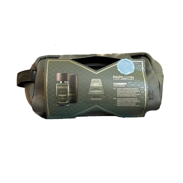 Papillon Coffret Homem Perfume Connery 30ml + Deo Roll-On 50ml + OFERTA Bolsa