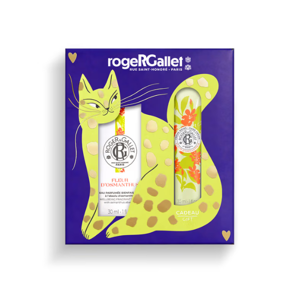 Roger&Gallet Coffret Fleur D'Osmanthus Água Perfumada 30ml + OFERTA Creme Mãos 30ml