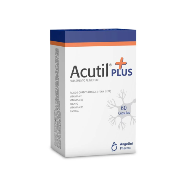 Acutil Plus Suplemento Memória e Desempenho Cápsulas