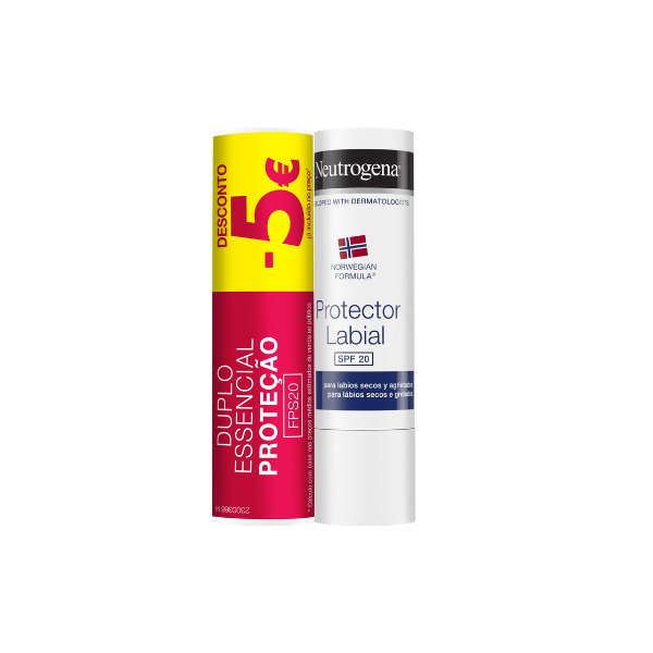 Neutrogena Pack Duplo Protetor Labial SPF20 2x4,8gr.