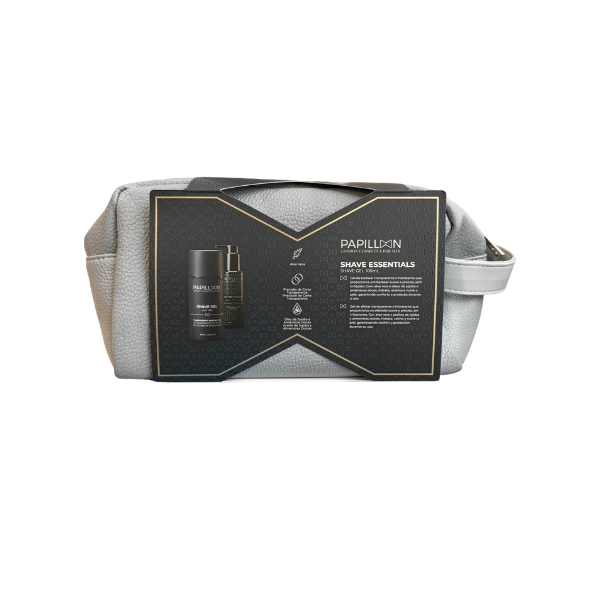 Papillon Coffret Homem Bálsamo After Shave 100ml + Gel Barbear 100ml + OFERTA Bolsa