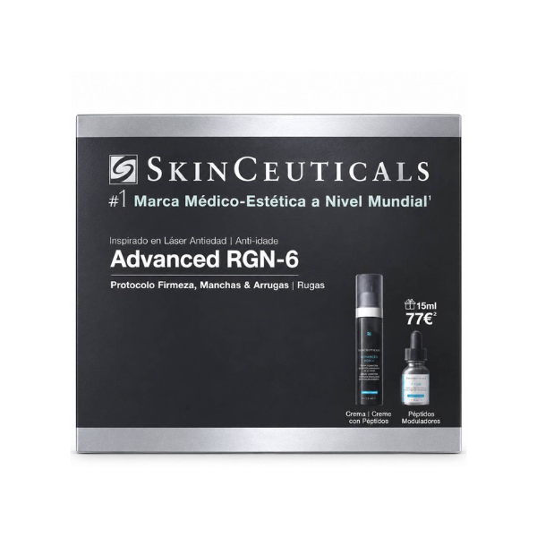SkinCeuticals Coffret Protocolo Firmeza Manchas Rugas Advanced RGN-6 Creme 50ml + OFERTA P-Tiox Sérum 15ml