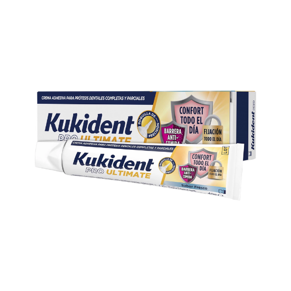 Kukident Pro Ultimate Sabor Fresco Creme Fixador Próteses Dentárias 40gr.