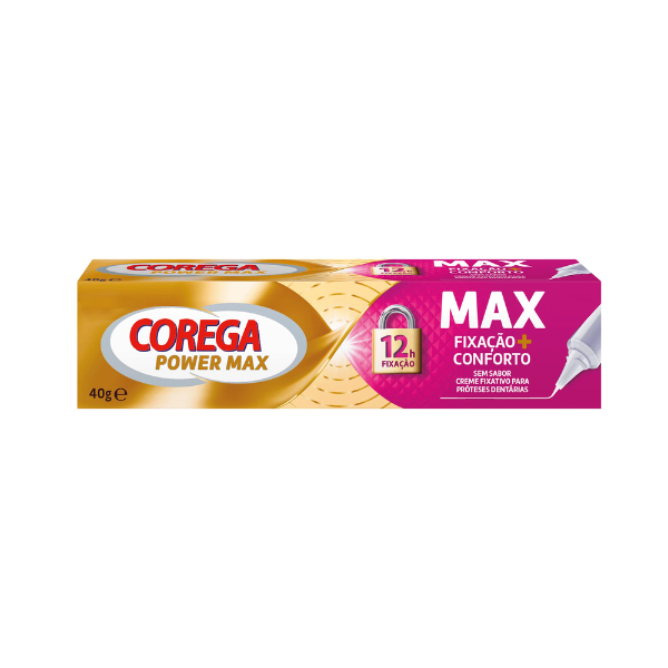 Corega Max Fixação+ Selamento Creme Fixador Próteses Dentárias