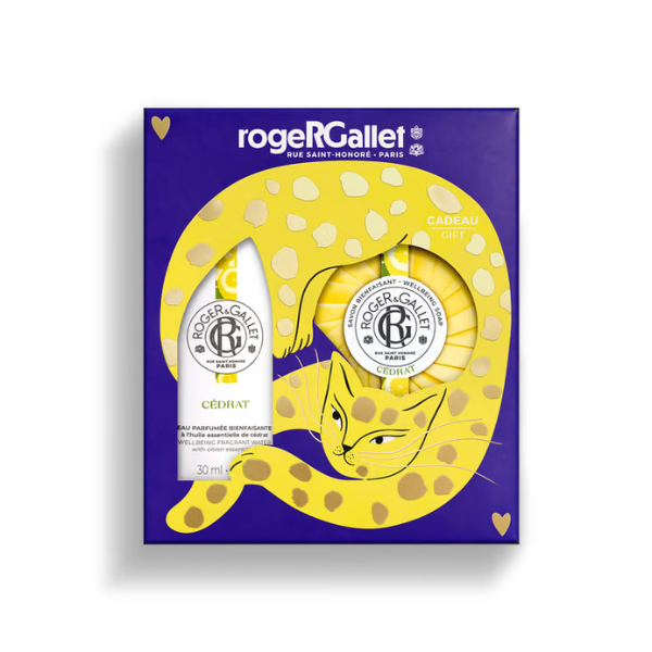 Roger&Gallet Cédrat Coffret Água Perfumada 30ml + OFERTA Sabonete 100gr.