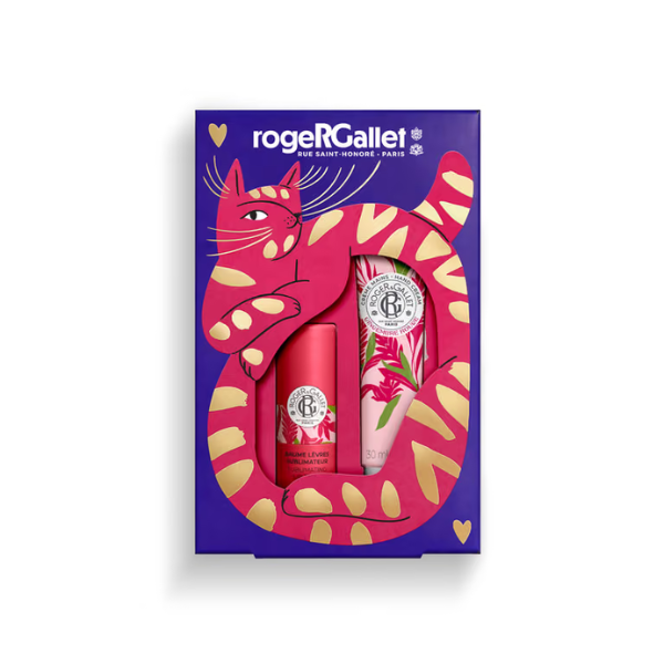 Roger&Gallet Coffret Gingembre Rouge Bálsamo Labial 3,5gr. + Creme Mãos 30ml