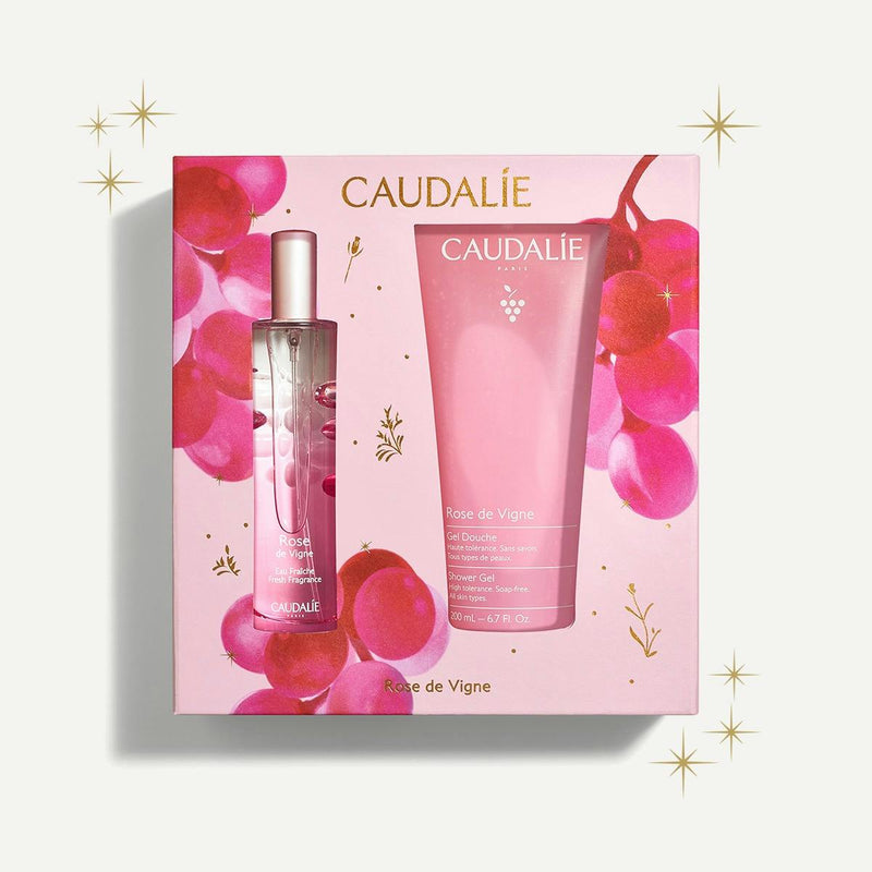 Caudalie Rose de Vignes Coffret Água Fresca Rotina Perfumada