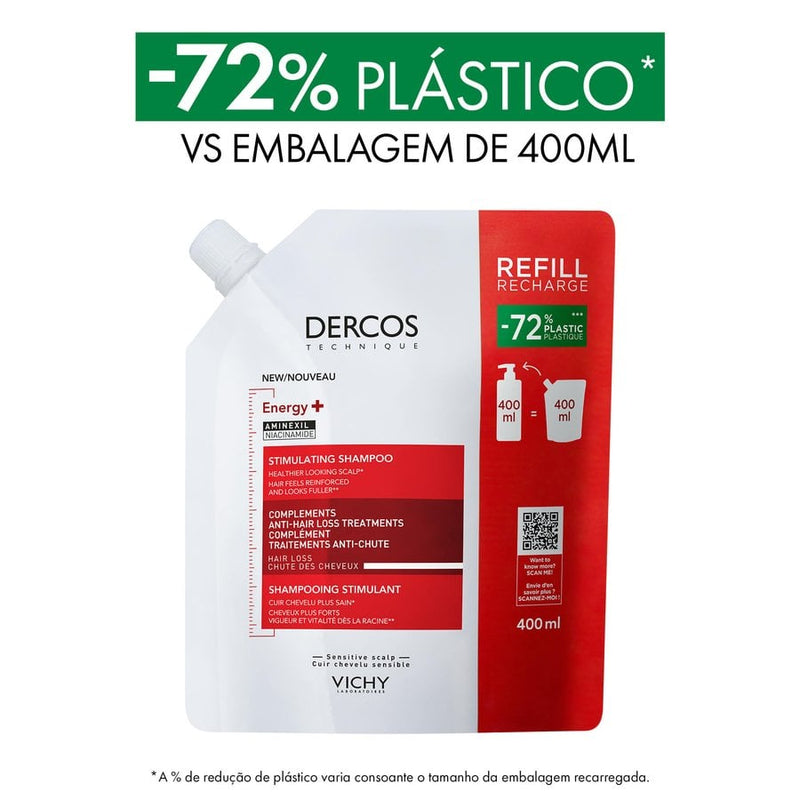 Vichy Dercos Champô Energy+ Energizante Anti-Queda