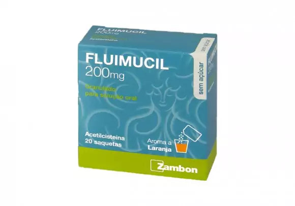Fluimucil 200 mg Granulado 20 Saquetas