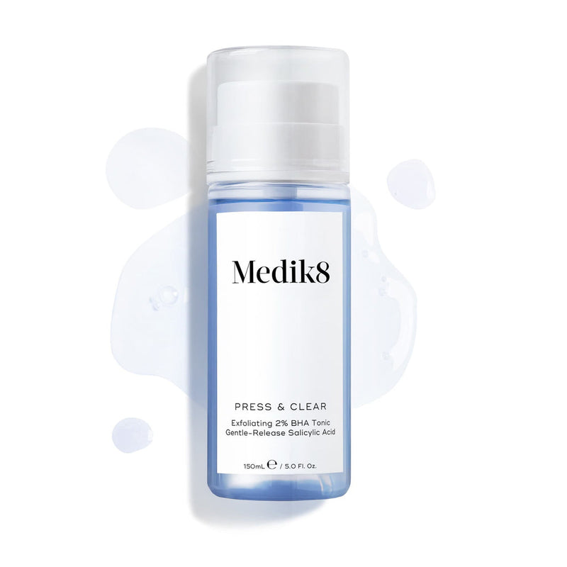 Medik8 Press & Clear Tónico Esfoliante 2% BHA c/Ácido Salicílico