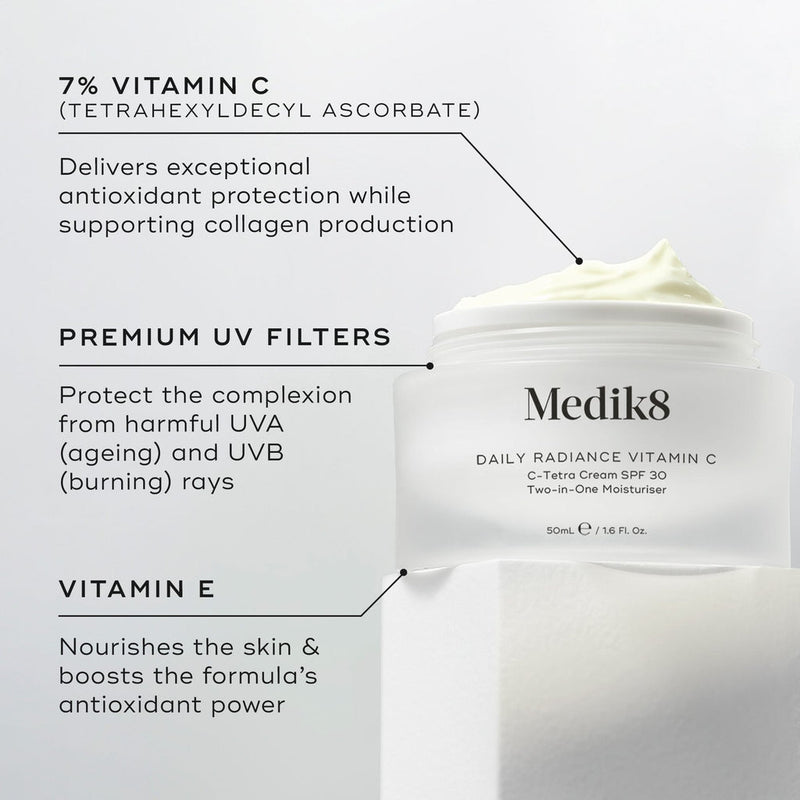 Medik8 Daily Radiance Vitamina C 7% Creme FPS30