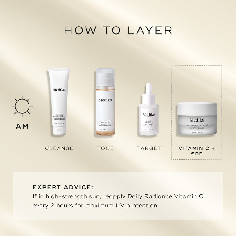 Medik8 Daily Radiance Vitamina C 7% Creme FPS30