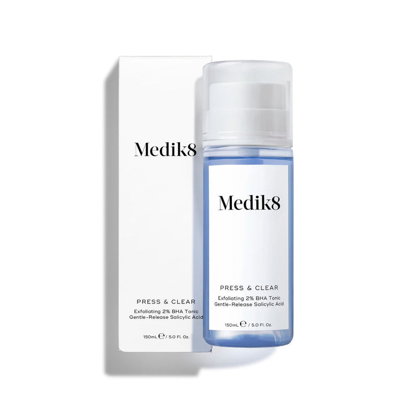 Medik8 Press & Clear Tónico Esfoliante 2% BHA c/Ácido Salicílico