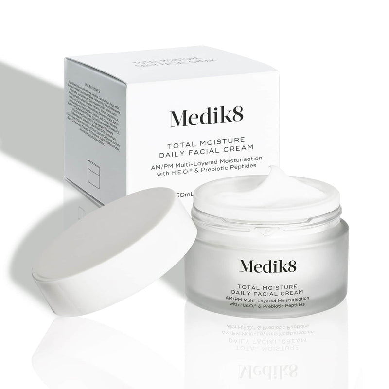 Medik8 Total Moisture Daily Facial Cream Creme Hidratante c/Péptidos Prebióticos 50ml