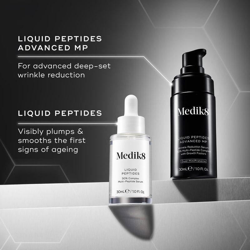 Medik8 Liquid Peptides Advanced MP Sérum Antirrugas Tecnologia Dual Miniproteins 30ml