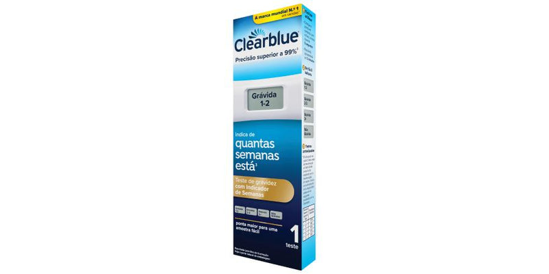 Clearblue Teste de Gravidez Digital Indicador de Semanas x1