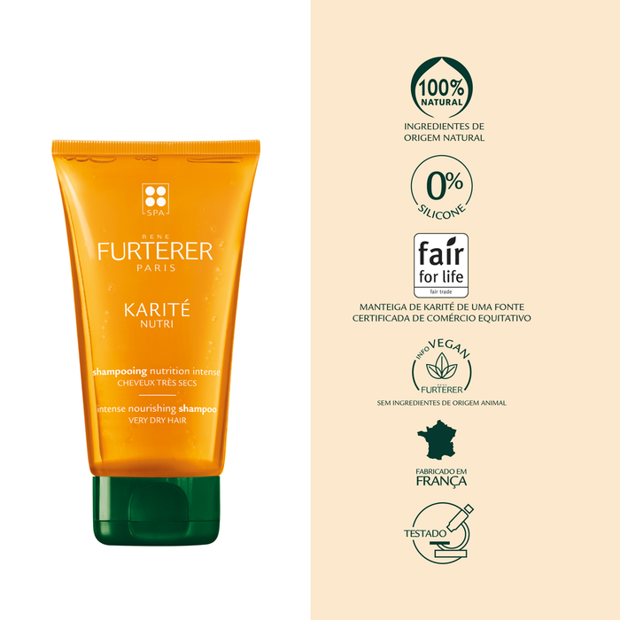 René Furterer Karité Nutri Champô Nutrição Intensa 150 ml