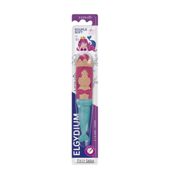 Elgydium Escova Dentes Kids Sereia 2-6 anos 1 unid.