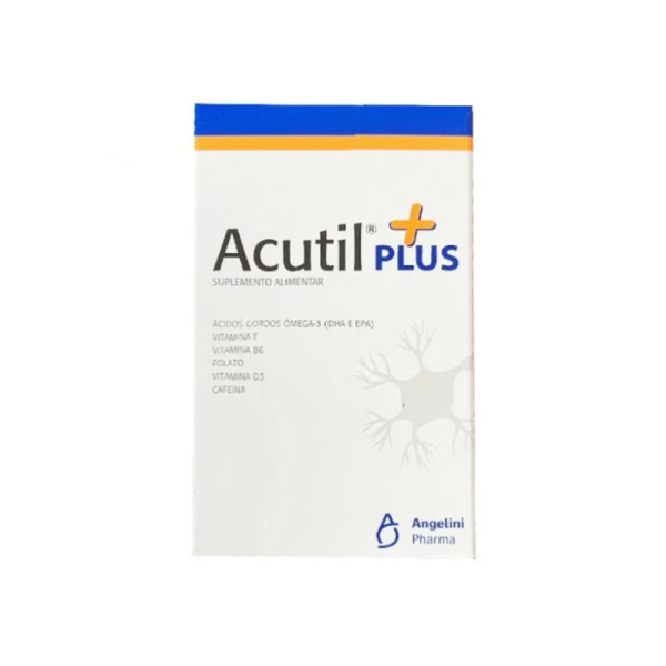 Acutil Plus Suplemento Memória e Desempenho Cápsulas