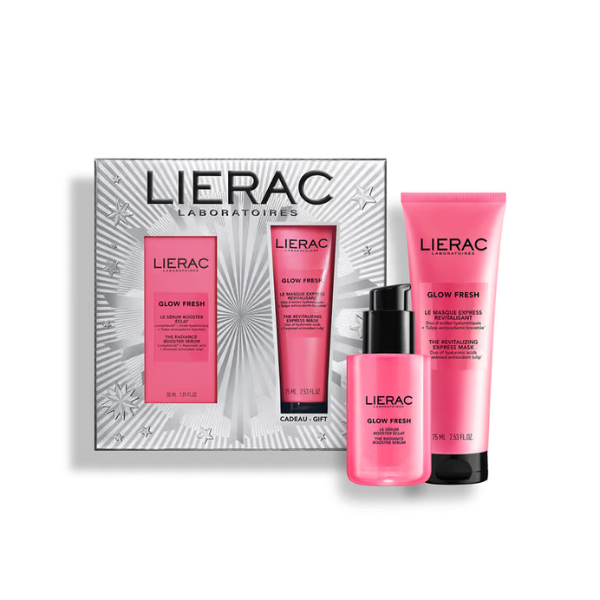 Lierac Glow Fresh Coffret O Sérum Booster Luminosidade 30ml + OFERTA Máscara Revitalizante Express 75ml