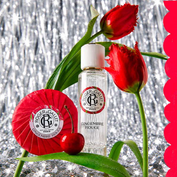 Roger&Gallet Gingembre Rouge Coffret Água Perfumada 30ml + Oferta Sabonete 100gr.