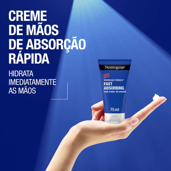 Neutrogena Pack Creme Mãos Absorção Rápida 75ml + Concentrado 50ml